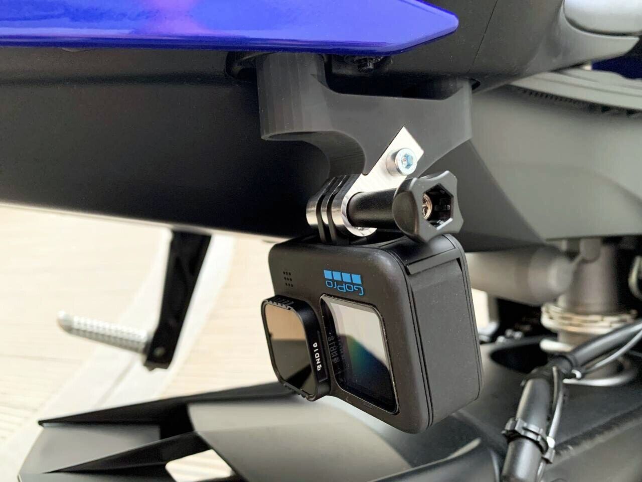 Supporto ACTION CAM Pedalina con inserti in alluminio per DUCATI Panigale V4 e StreetFighter V4